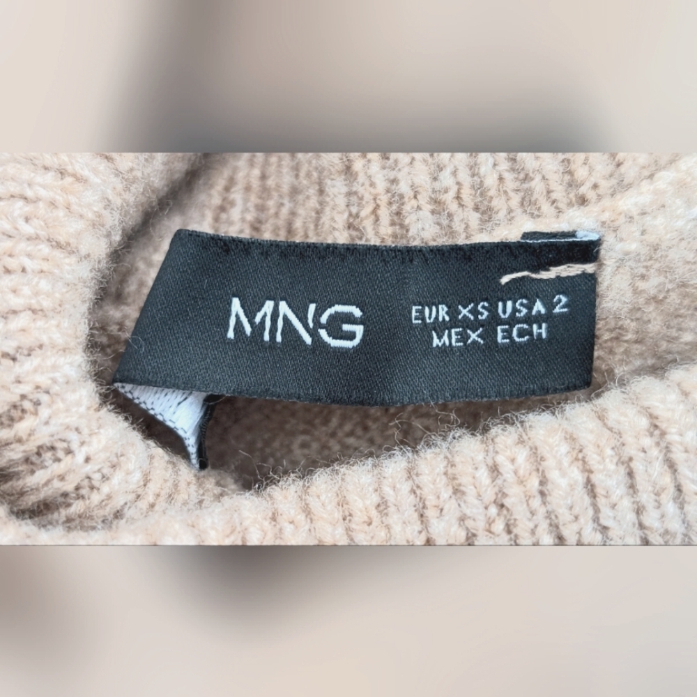 Mango Knitted Turtleneck Dress - Image 7